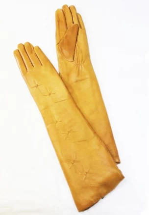 Перчатки из натуральной кожи (45 см)