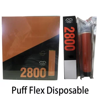 PUFF FLEX 2800 Puffs Disposable Bars Vape Pen 1500mAh Battery 10ML Pods Cartridge Pre-Filled e Cigarettes Vaporizer Portable Vapor Kits