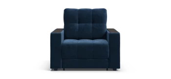 Кресло-кровать BOSS велюр Monolit индиго