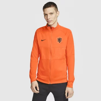Мужская футбольная куртка Нидерланды - Оранжевый