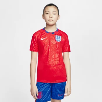 Игровая футболка с коротким рукавом для школьников England - Красный