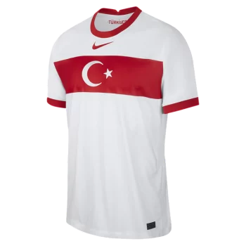 Мужское футбольное джерси из домашней формы сборной Турции 2020 Stadium - Белый