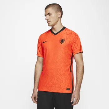 Мужское футбольное джерси из домашней формы сборной Нидерландов 2020 Vapor Match - Оранжевый