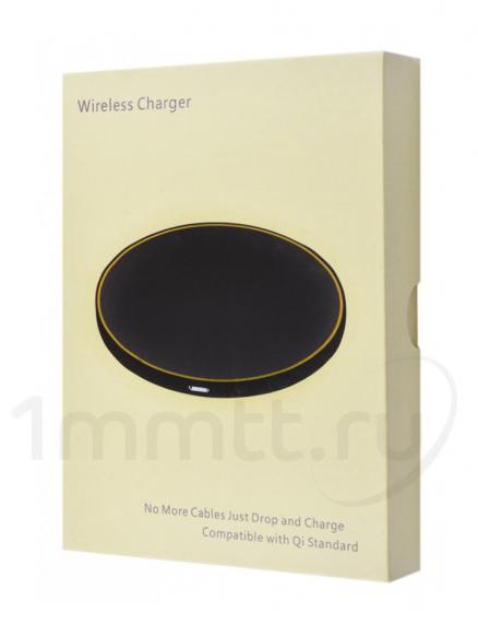 Qi Wireless Charger Беспроводное зарядное устройство GY-68 Black 9V